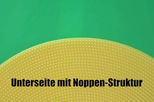 HALE | Floormarker Spots und farbige Bodenmarkierungen (4 Stück), Durchmesser 23 cm, Rot, Grün, Gelb, Blau