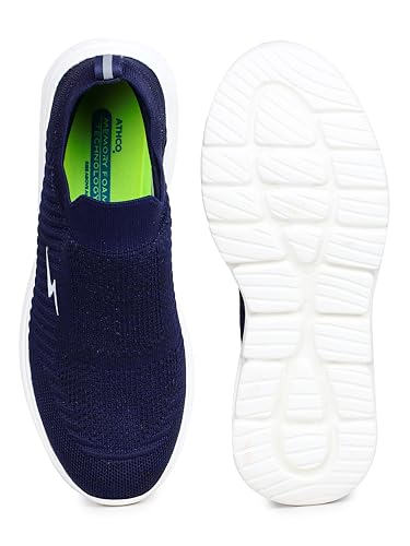 Image of ATHCO Seattle Walking Shoes for Man - Mens Casual Shoes & Shoes for Men Sports with Memory Foam, Slip-on Shoes for Jogging, Fitness, Gym, Lightweight and Breathable