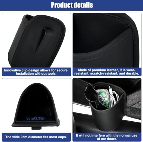 Portavasos para Auto Nissan Altima 2019-2025 Negro miniatura 4