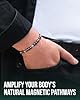 MagnetRX® Hematite Magnetic Bracelet – Max Strength Magnet Stones with Stainless Steel Charms – Elegant Hematite Beaded Bracelets for Men (Armory | Small) #2