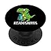 Book Nerds Bookworms Reading Readasaurus Dinosaur T-Rex PopSockets Swappable PopGrip