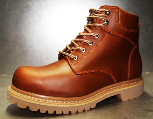 Image of Generic Padilla Work Boot Model 9510 Tractor Ambar Sole, Honey Brown