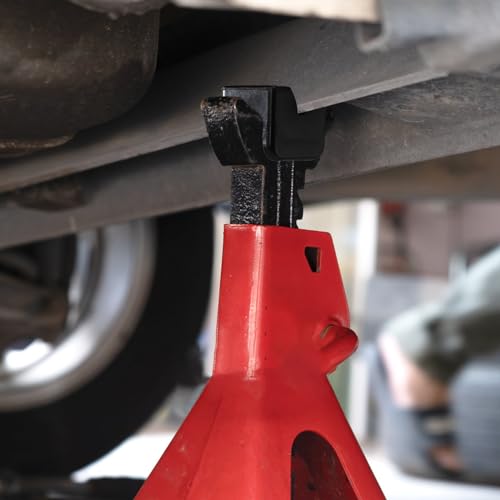 Image of Hedume 8 Pack Jack Stand Pads, Universal Rubber Jack Pad Adapter, Slotted Frame Rail Pinch welds Protector