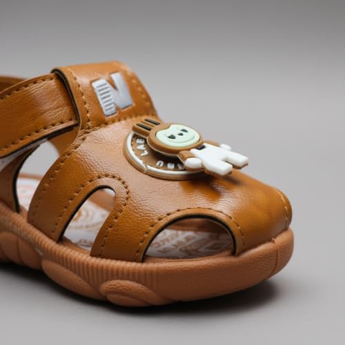 Image of Kids Chu-Chu Sound Musical First Walking Cozy Sandals for Baby Boys and Baby Girls Age 9-22 Months