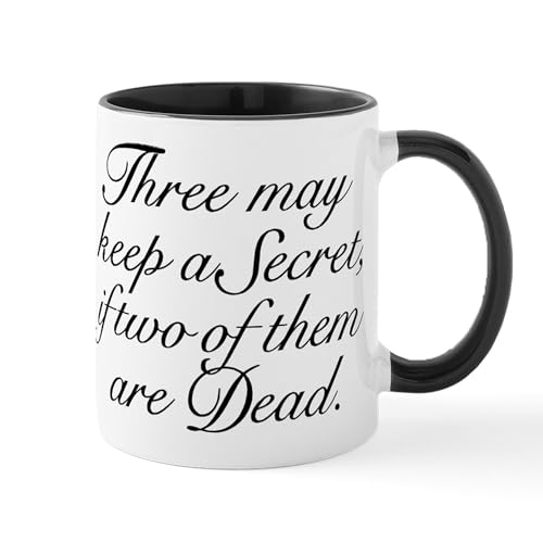 Taza de cerámica 11 oz (325 ml) blanca con interior negro miniatura 1