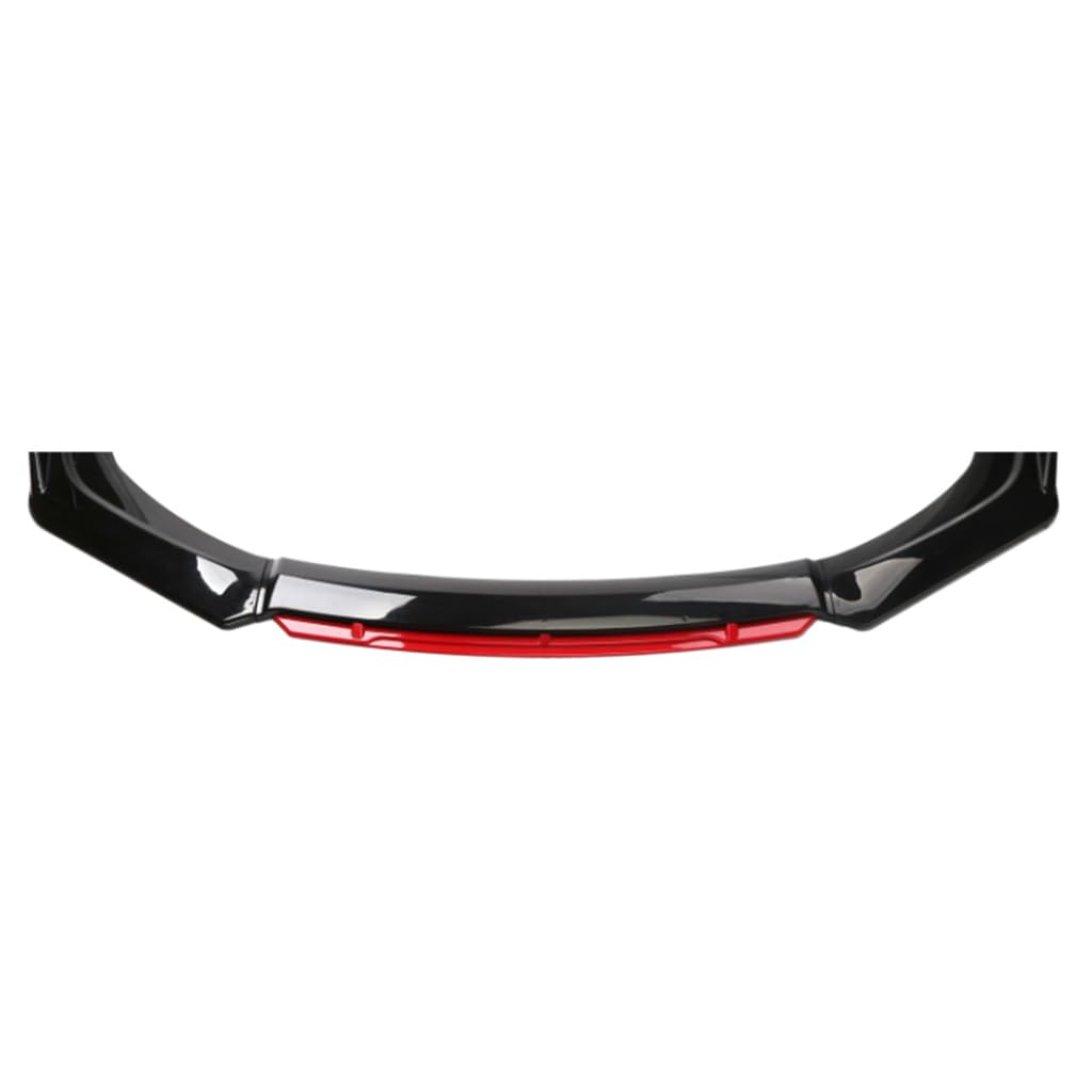 Auto Spoiler Frontali per Alfa Romeo Mito 2008-2019,Anticollisione Paraurti Anteriore Spoiler Lip Splitter per Il Mento sul Labbro Accessori Modificato,A-Red