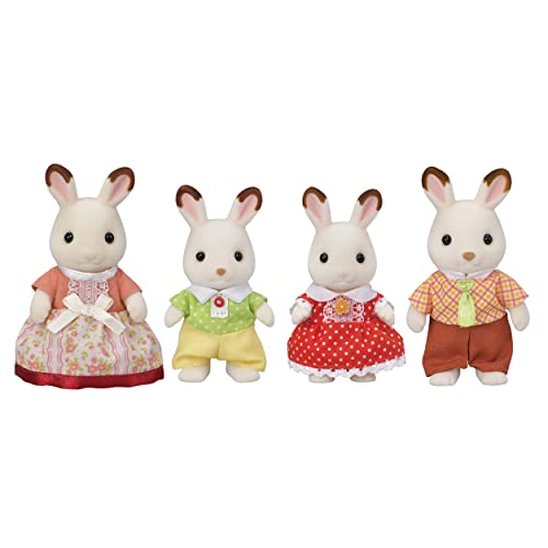 SYLVANIAN FAMILIES Chocolate Rabbit Family, 5655, Colorful