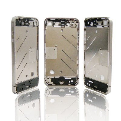  nd Ricambio Front Bezel Telaio + Middle Board Frame Centrale per iPhone 4 Originale