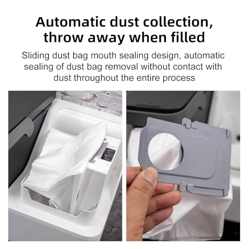 8 Pack Vacuum Dust Bags Replacement Compatible with Roborock S8+, S8 Pro Ultra, Q7 Max+/Max, Q5 Max+, Q8 Max+, S7 Pro Ultra, Q5, Q5+, Q5 Pro+, Q7, Q7+, S7 Max Ultra Vacuum Accessories by Nukisa - Image 4