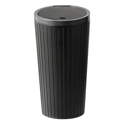 Samuliy Cubo de basura para coche, contenedor organizador portátil a prueba de fugas para el hogar, escritorios, mesas de café