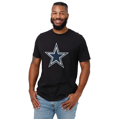 Image of FOCO Men's NFL Team Primary Logo Black Short Sleeve T-Shirt