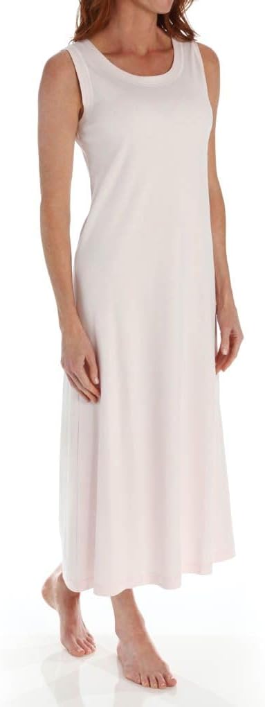 P-Jamas Women's 365660 Ankle Length Sleeveless Butterknits Nightgown