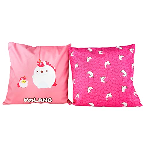 6vibes Molang & Piupiu Cushion Cover 40 x 40 cm - Decorative Cushion 6 Different Designs - 2 Pieces Unicorn Cushion Covers - Decorative Home Accessories Cushion for the Couch 6vibes Molang & Piupiu Cushion Cover 40 x 40 cm - Decorative Cushion 6 Different Designs - 2 Pieces Unicorn Cushion Covers - Decorative Home Accessories Cushion for the Couch
