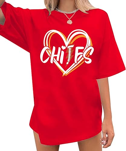 in My Game Day Era Shirts Womens Oversized Game Day Tshirt Football Season Fans Tee Tops