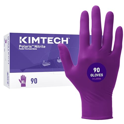 Image of Kimtech Polaris Nitrile Exam Gloves (62774), 5.9 Mil, Ambidextrous, 9.5 inch, XL, 90 Nitrile Gloves /Box