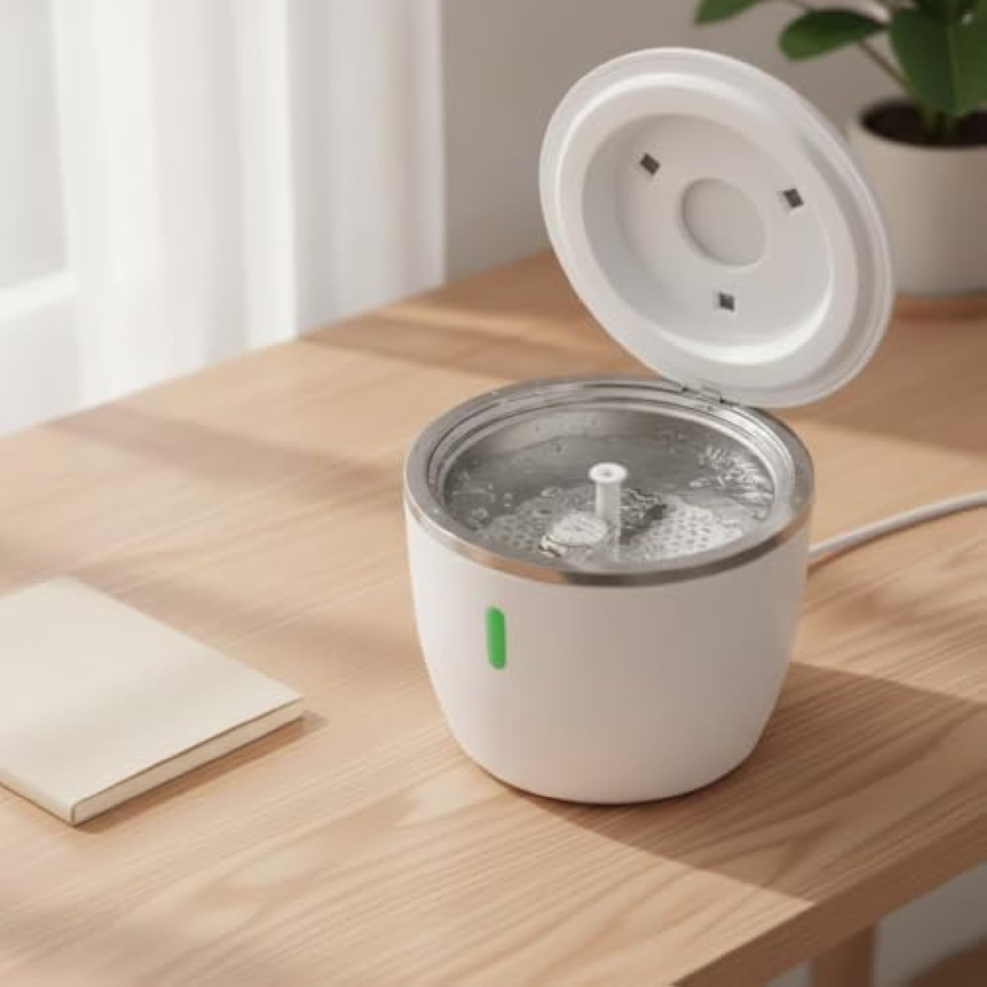 Compact Design Sonic Cleaning Machine with Lid Sterilizer for Home