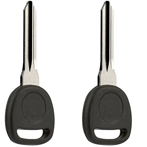 Uncut Transponder Ignition Key fits B111-PT Circle Plus Buick/Cadillac / Chevy/GMC / Hummer/Pontiac / Saturn/Suzuki, Set of 2