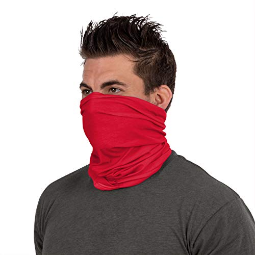 Foco Nfl Kansas City Chiefs Neck Gaiter, One Size, Mini Print Logo #TOP1