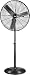 Comfort Zone CZHVP30 High-Velocity 3-Speed 30-inch Industrial Pedestal Fan with Aluminum Blades and Adjustable Height