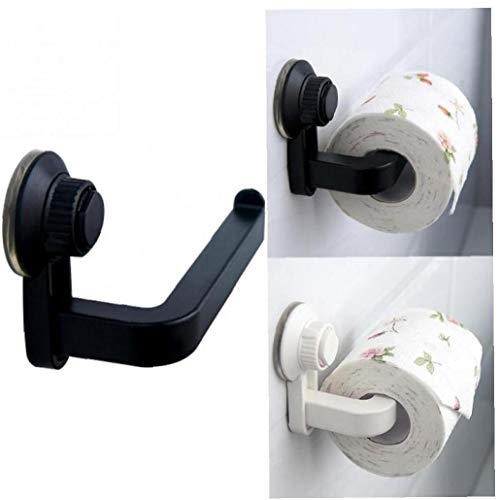 AMOYER Toilettes Serviette Ventouse Porte-Papier Cuisine Rack Salle de Bains Rangement Solide Preuve étagère Murale humidité Couleur aléatoire
