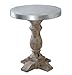 Uttermost Polished Aluminum Martel Table Model-24323
