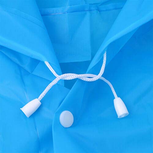 Rain Poncho For Adults, Unisex Portable Outdoor Travel Waterproof Hooded Raincoat Rainwear Rain Cape Yellow #TOP4