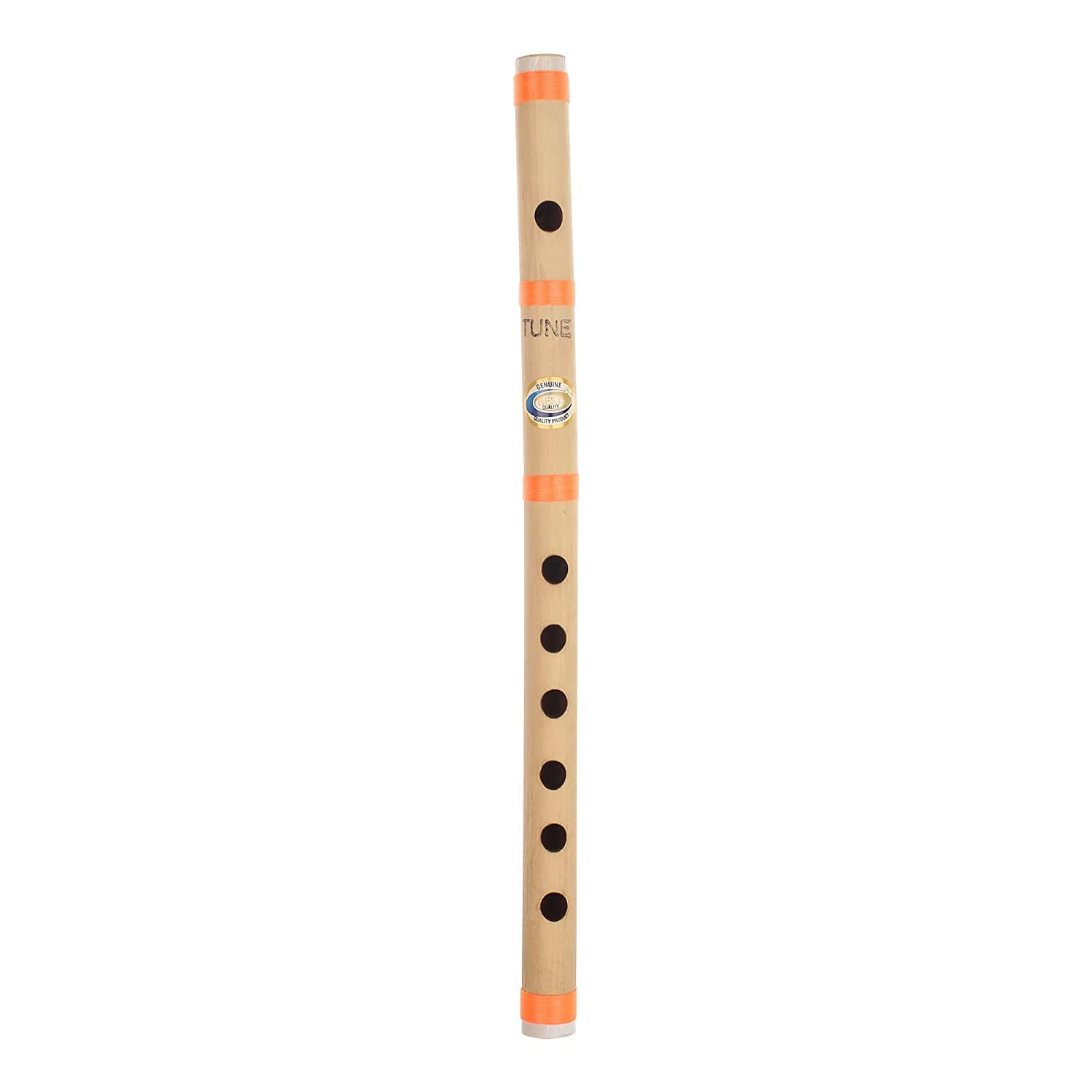 Muzyczne flety regularne B Tune 6-otworowe bambusowe flety Bansuri - 35 cm (uwaga angielska)