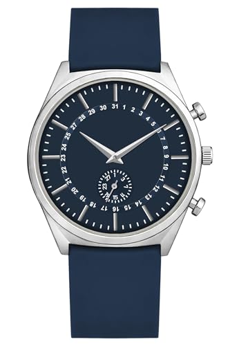 Image of styledose Men's Watch Analog Quartz with Chronograph & Silicone Strap -Casual & Formal Wrist Watch for Men
