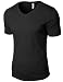 Tonyclo Men's Cotton Basic V-Neck Comfort Classic Soft Tee Shirts