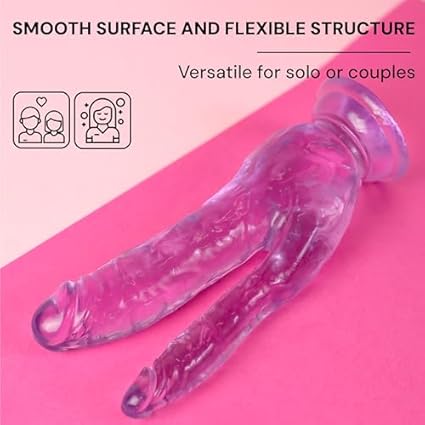 Doble dildo Juguetes sensuales para pareja: Doble penetración Penes enormes Dildo anal Double dildo Dildo anal Pene gigante Didlo sexual Sex toys Juguetes eróticos para sexo para parejas D26-6
