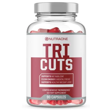 Tricuts Supplement by NutraOne - Supports Body Recomposition, Increases Energy and Promotes Focus* (90 Capsules) Cover