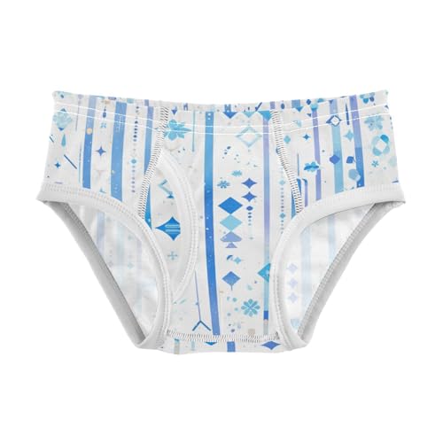 KLL Blue Stripe Little Boys Comfort Briefs Underwear Cute Children Panties