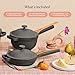 Our Place Mini Cookware Duo | 6-Piece Ceramic Cookware Set with Mini Always Pan & Mini Perfect Pot | Induction & Oven Safe up to 450°F | Nonstick, PFAS-Free Non-Toxic Cookware | Steam