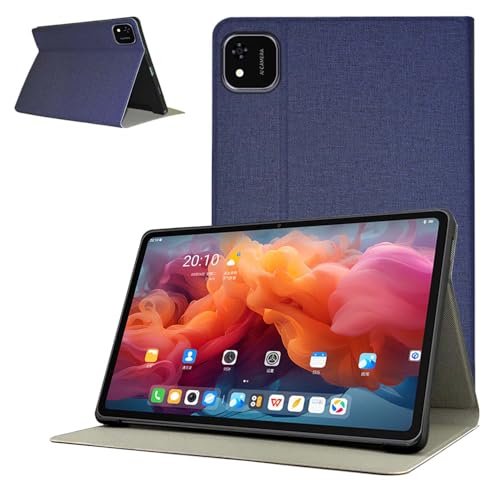 For ALLDOCUBE iPlay60 Pad Pro �p �P�[�X �J�o�[ �yKONXISA�z�^�u���b�g 12.1�C���` �P�[�X �p�x���� �X�^���h PU+TPU�f�� �ω��� �Ϗ� �ϏՌ� �S�ʕی� ��G�肪�ǂ� �^�u���b�g�X���[�u�i�u���[�j