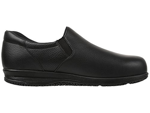 SAS Patriot Non-Slip Comfort Loafer - Shoes for Women - Lightly Cushioned Collar - Round Toe - Leather Uppers Black 9 N - Narrow (AA) by SAS - Image 2