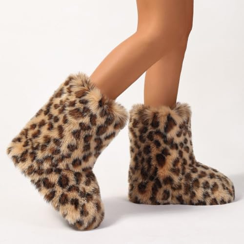 Bottes léopard à plateforme : restez au chaud tout l'hiver - 7