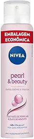 NIVEA Desodorante Antitranspirante Aerossol Pearl & Beauty 200ml, Proteção 72h, Previne Irritações, Contra Suor e Odores, Axilas Suaves