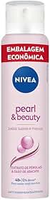 NIVEA Desodorante Antitranspirante Aerossol Pearl & Beauty 200ml, Proteção 72h, Previne Irritações, Contra Suor e Odores, Axilas Suaves