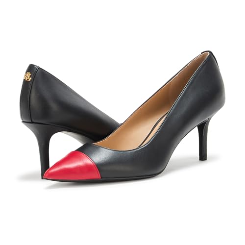 Lauren Ralph Lauren Women's Lanette Two-Tone Nappa Leather Pump3