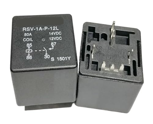 Relais V7-1A-E-12V-80A et RSV-1A-P-12L 4 broches composant électronique 12V