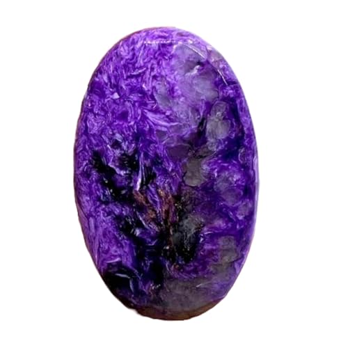 Charoite naturelle en vrac 42x26x5mm pour la fabrication de bijoux