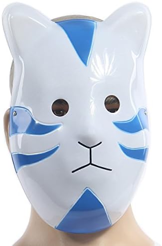 Naruto Shippuuden ANBU Cosplay Mask Itachi Cat Style Blue