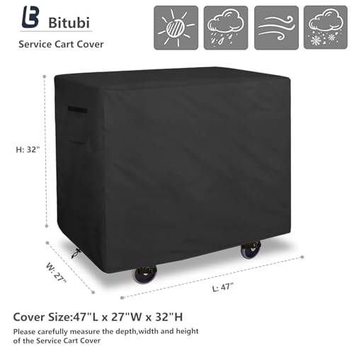 Housse de chariot utilitaire imperméable bâche noire très robuste