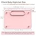 2 Pack Baby Silicone Mat, with Suction Base and 8 Stretchable Straps, Seposeve Baby Placemats, Activity Mat for Infants to Toddlers, Keeps Babies Essentials Off The Floor, Purple Pink
