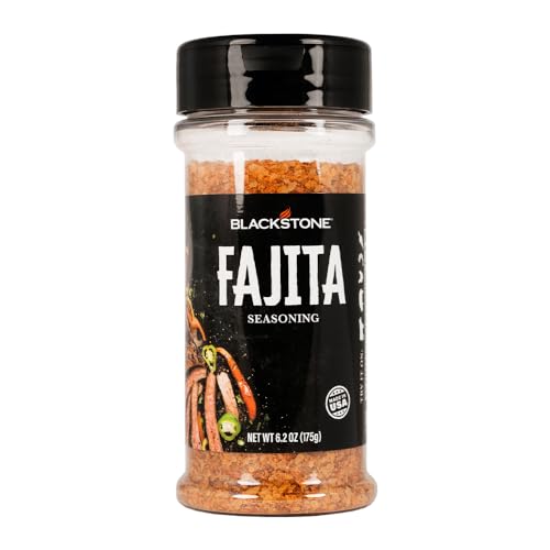 Image of Blackstone 4230 Fajita Powder Griddle Seasoning Mix, 6.2 Oz | For Veggies, Chicken, Beef, Poultry, Steaks, Fries, Authentic Mexican Taste, With Paprika, Cumin, and Garlic, All-Purpose