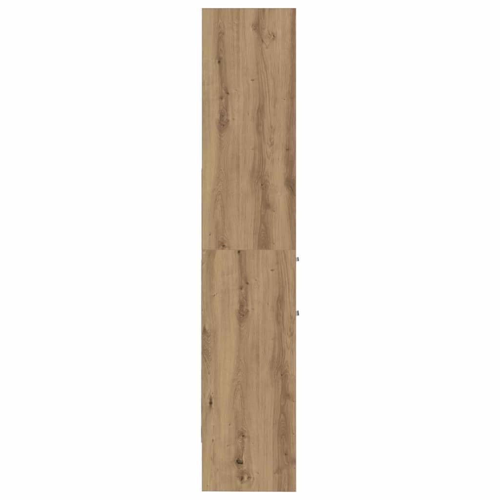 Generisch Bücherregal Artisan-Eiche 40 x 35 x 180 cm Holzwerkstoff,Möbel,Regalsysteme,Bücherregale Bücherschränke-875440
