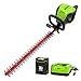 Greenworks PRO 26-Inch 80V Cordless Hedge Trimmer, 2.0 AH Battery Included GHT80321