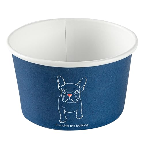 Image of Coppetta 12 Ounce Dessert Cups, 50 Disposable Ice Cream Cups - Lids Sold Separately, Sturdy, Frenchie Paper FroYo Bowls, For Hot And Cold Foods, Perfect For Gelato Or Mousse - Restaurantware