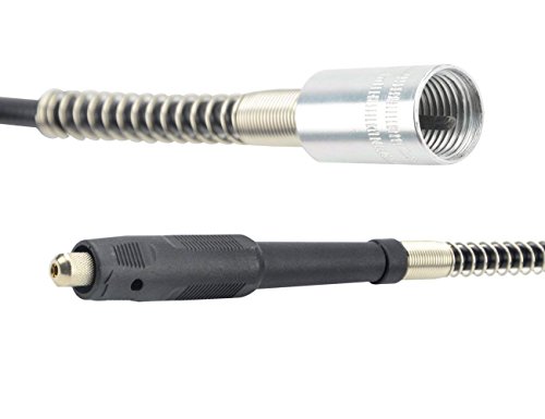 Image of DIY Crafts Pattern No # 2, Black Silver H, 108cm * 2cm for Dremel 3000 4000 Electric Drill Rotary Grinder Tool Attachments Flexible Shaft Fits P (Pattern No # 2, Black Silver H)