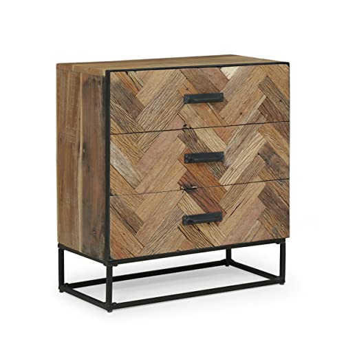 Christopher Knight Home CABINETS, Natural + Black